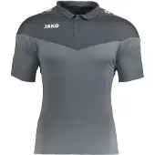 Jako Funktionsskjorte 'Champ 2.0' grå / røggrå / hvid