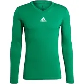 Adidas Funktionsskjorte 'Team Base' græsgrøn / hvid