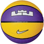 Nike Basketbold 7 L James Playground 8P gul-lilla