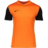 Nike Spilletrøje Tiempo Premier II - Orange/Sort Børn, størrelse M: 137-147 cm