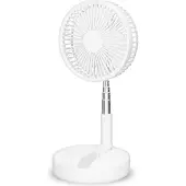 Trebs 99380 Bærbar, fleksibel bord- og 20 cm piedestalventilator