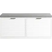 SoBuy Skobænk Hvid 105x48x35 cm