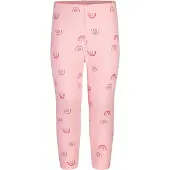 Happy girls Leggings lilla / pink / hvid