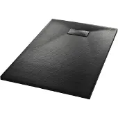 vidaXL brusekar SMC 100 x 80 cm sort