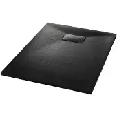 vidaXL brusekar SMC 100 x 70 cm sort