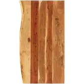 vidaXL bordplade til toiletbord 100x52x3,8 cm massivt akacietræ