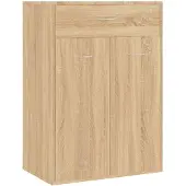 vidaXL skoskab 60x35x84 cm konstrueret træ sonoma-eg