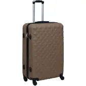 vidaXL hardcase-kuffert ABS brun