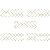 vidaXL espalierhegn 5 stk. 180x60 cm massivt fyrretræ