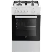 Beko Fsg52020fw Gaskomfur Med Ovn 4 Blus