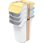 Prosperplast Kosze KADDI Q SET šiukšliadėžės - uosio talpos, 25 l. Keden