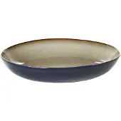 Serax Terres de Rêves pastatallerken 23,5 cm Misty grey/Dark blue