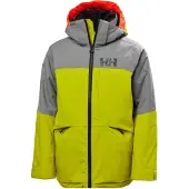 Helly Hansen Summit, skijakke, junior, gulgrøn