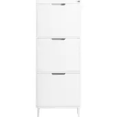 SoBuy Skoskab Hvid 50x129x19 cm