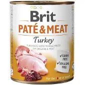 Brit Kalkunpate Og-kød 400g 6 Enheder