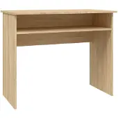 vidaXL Skrivebord 90x50x74 Cm Konstrueret Træ - Sonoma-eg