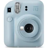 Fujifilm Instax Mini 12 - Instant kamera - objektiv: 60 mm - instax mini ler hvid