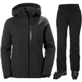 Helly Hansen Legendary/Valdisere 3.0 skisæt, dame, sort/rød