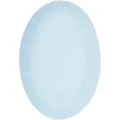 Aida Confetti ovalt fad Aqua, 25,5x36 cm