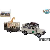 Kids Globe Make Niezdefiniowana Brand Undefined 84438 LAND ROVER MED CYKEL OG GIRAFA