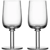 Kosta Boda Viva glas på fod 25 cl 2-pak Klar
