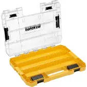 DeWalt ToughCase+ stor opbevaringsboks, tom, med 6 skillevægge DT70839