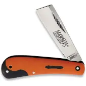 Marbles Folding Razor Orange G10