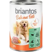 Briantos Økonomipakke Delicious Paté 24 x 400 g - Lam & Gulerødder