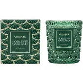 Voluspa Boxed Textured Glass Candle Noble Fir Garland 184g