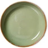 HK Living Home Chef dyb tallerken medium Ø19,3 cm Moss green