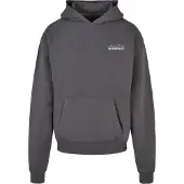 MJ Gonzales Sweatshirt 'Fatima' mørkegrå / hvid
