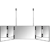 Gillian Jones Spejl - 3-foldet - Sort - - OneSize - Spejl