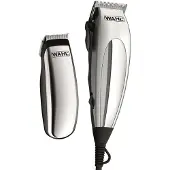 Wahl Home Pro Deluxe Combo Hair Clipper for Men with Cord and Lever for Lengths (1mm to 3mm) Self-Sharpening Quality Blade with Accessories 8 Guide Combs, Scissors, and Comb
