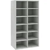 vidaXL skoreol 54x34x100,5 cm konstrueret træ betongrå