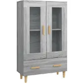 vidaXL Skab 70x31x115 Cm Konstrueret Træ - Grå sonoma-eg