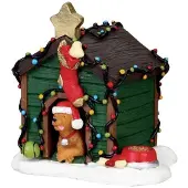 Lemax Village Collection dekoreret lys hundehus #02808