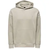 Only & Sons Sweatshirt 'Onsand Silver Beige Hoodie' beige