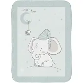 Kikkaboo Elephant Time Superblødt Babytæppe 80/110 Cm