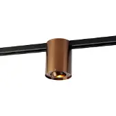 QAZQA Moderne 1-faset spot til skinne mørk bronze - Iconic Rondoo Up