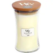 Woodwick Linen Large Candle - 611gr