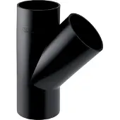 Geberit Grenrør PE 45gr ø160x75mm