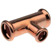 Vsh Fabrieken T-stykke VSH muffe/muffe/muffe 28X22X28 mm CU