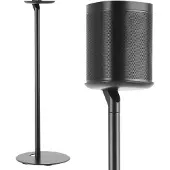 Macleans MC-841 - Stativ - for højttaler(e) - sort - gulvstående - for Sonos One, PLAY:1