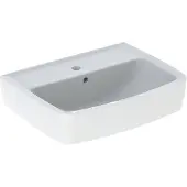 Geberit Håndvask Bastia 50cm firkant m/h.h+o.løb
