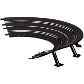 Carrera 20574 1/30 High Banked Curve 6-Piece Track Add-on tilbeh?rsdele til digital 124/132 og Evolution Large