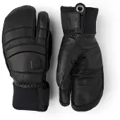 Hestra Fall Line, 3-finger skihandsker, sort/sort