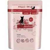 Catz Finefood Økonomipakke: 24 x 300 g Kitten - Fjerkræ