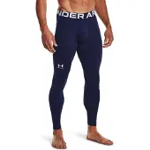 Under Armour ColdGear Armor Leggings til m?nd Midnight Navy (410)/Hvid X-Large
