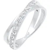 Elli Ring sølv / transparent