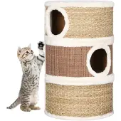 vidaXL kradsetønde til kat 60 cm søgræs